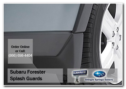 Sacramento, subaru, splash guards, forester, accessories, parts, specials