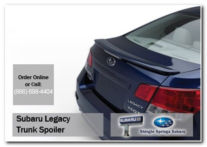 Sacramento, subaru, trunk spoiler, legacy, accessories, parts, specials