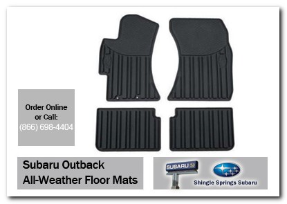 Sacramento, subaru, all weather floor mats, outback, accessories, parts, specials