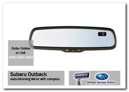 Sacramento, subaru, auto-dimming mirror, compass, outback, accessories, parts, specials