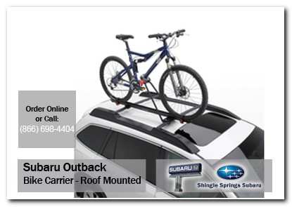 Sacramento, subaru, bike carrier, roof mounted, outback, accessories, parts, specials