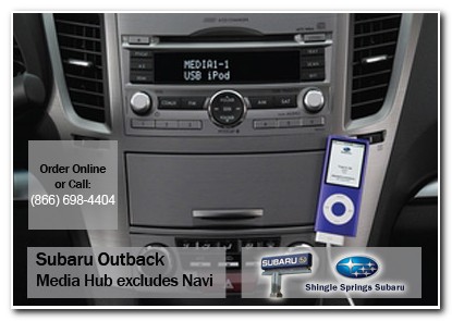 Sacramento, subaru, media hub, excludes navi, outback, accessories, parts, specials
