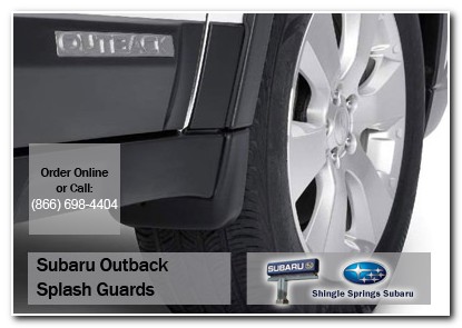 Sacramento, subaru, splash guards, outback, accessories, parts, specials