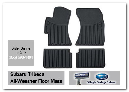 Sacramento, subaru, all weather floor mats, tribeca, accessories, parts, specials