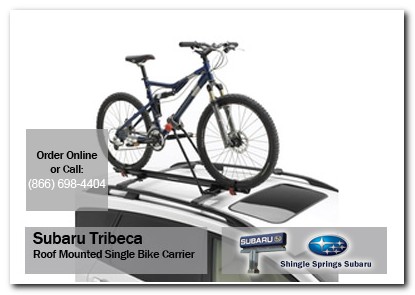 Sacramento, subaru, bike carrier, roof mounted, tribeca, accessories, parts, specials