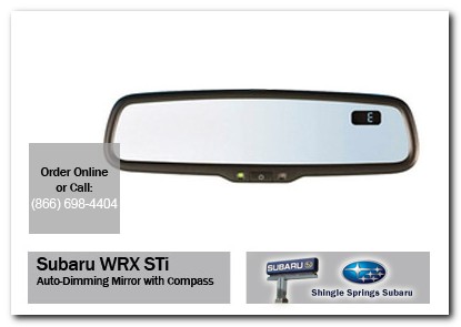 Sacramento, subaru, auto-dimming mirror, compass, wrx / sti, accessories, parts, specials