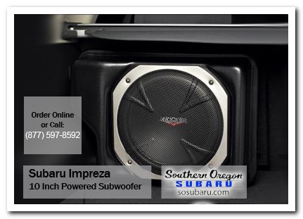 Medford, subaru, subwoofer, 10 inch, impreza, accessories, parts, specials