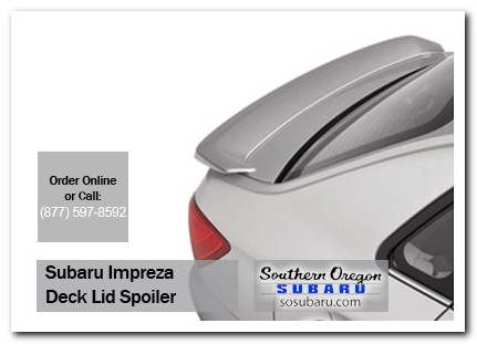 Medford, subaru, rear, deck lid, spoiler, impreza, accessories, parts, specials