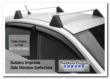 Medford, subaru, side window deflectors, impreza, accessories, parts, specials