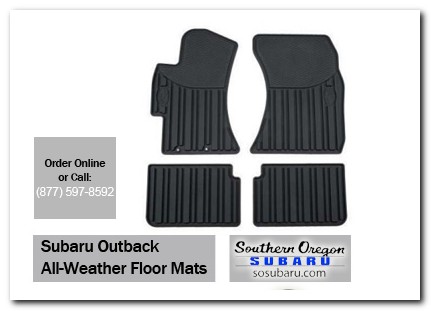 Medford, subaru, all weather floor mats, outback, accessories, parts, specials