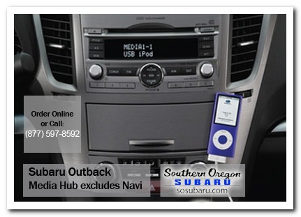 Medford, subaru, media hub, excludes navi, outback, accessories, parts, specials