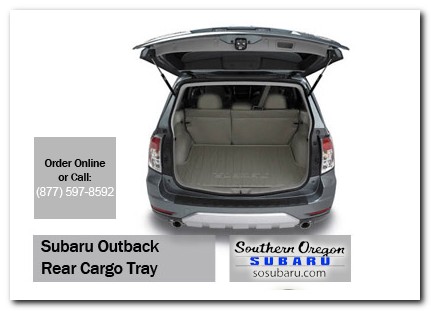 Medford, subaru, rear cargo tray, outback, accessories, parts, specials