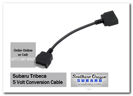 Medford, subaru, 5 volt conversion cable, tribeca, accessories, parts, specials