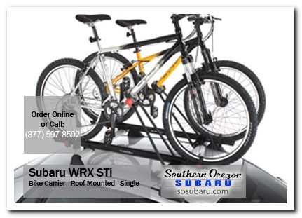 Medford, subaru, bike carrier, roof mounted bike, wrx / sti, accessories, parts, specials