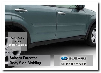 Chandler, subaru, body side moldings, forester, accessories, parts, specials