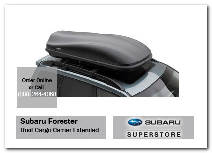 Chandler, subaru, roof cargo carrier, extended, forester, accessories, parts, specials