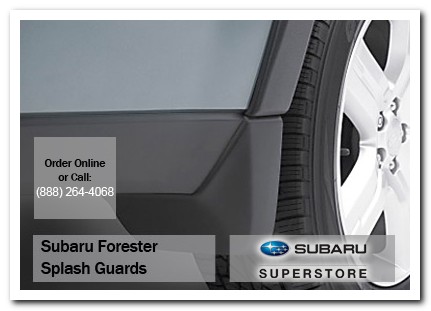 Chandler, subaru, splash guards, forester, accessories, parts, specials