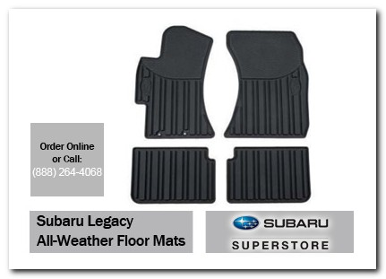 chandler, subaru, all weather floor mats, legacy, accessories, parts, specials