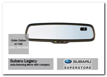 chandler, subaru, auto-dimming mirror, compass, legacy, accessories, parts, specials