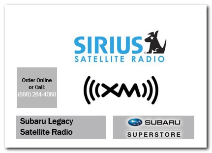 chandler, subaru, xm, sirius, satellite radio, extended, legacy, accessories, parts, specials