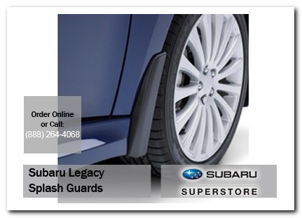 chandler, subaru, splash guards, legacy, accessories, parts, specials