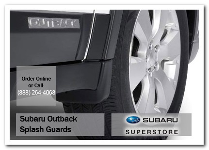 Chandler, subaru, splash guards, outback, accessories, parts, specials