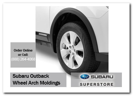 Chandler, subaru, wheel moldings, outback, accessories, parts, specials