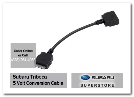 Chandler, subaru, 5 volt conversion cable, tribeca, accessories, parts, specials