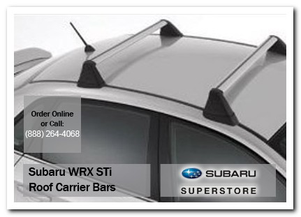 Chandler, subaru, roof carrier bars, wrx / sti, accessories, parts, specials