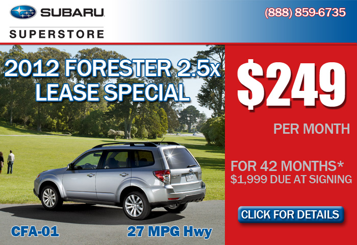  2011 Subaru Forester Specials Phoenix Arizona