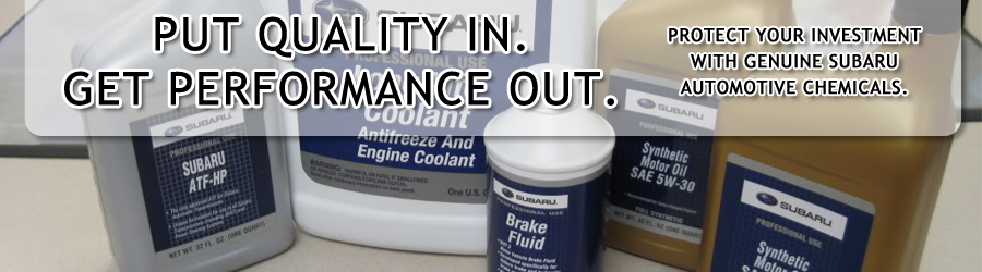 Genuine Subaru Chemicals & Fluids at Subaru Superstore, 
phoenix arizona