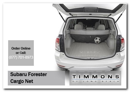 Long Beach, subaru, cargo net, forester, accessories, parts, specials
