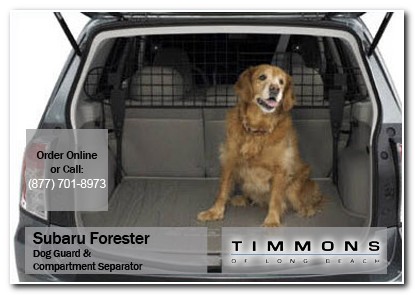 Long Beach, subaru, dog guard, compartment separator, forester, accessories, parts, specials