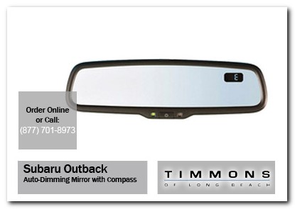 Long Beach, subaru, auto-dimming mirror, compass, outback, accessories, parts, specials