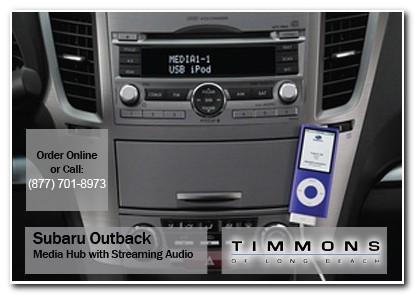 Long Beach, subaru, media hub, straming audio , outback, accessories, parts, specials