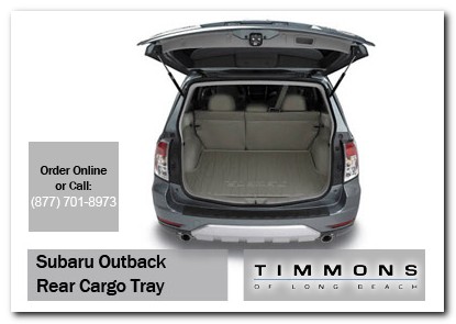 Long Beach, subaru, rear cargo tray, outback, accessories, parts, specials
