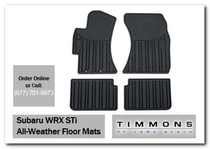 Long Beach, subaru, all weather floor mats, wrx / sti, 
accessories, parts, specials