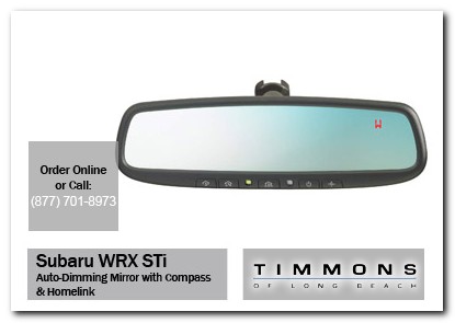 Long Beach, subaru, auto-dimming mirror, compass, homelink, wrx / 
&nbsp;sti, accessories, parts, specials