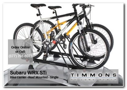Long Beach, subaru, bike carrier, roof mounted bike, wrx / sti, 
accessories, parts, specials