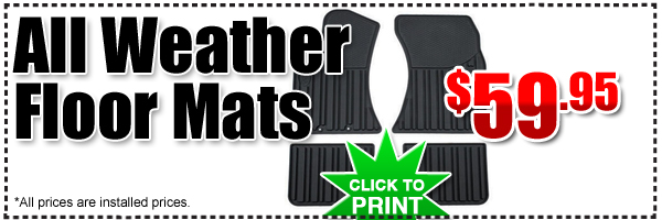 Genuine Subaru All Weather Floor Mats Parts Special serving Portland, Oregon