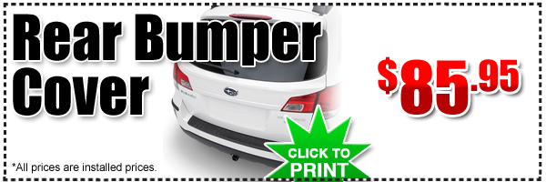 Subaru Rear Bumper Cover Parts Discount Coupon serving Portland, Oregon