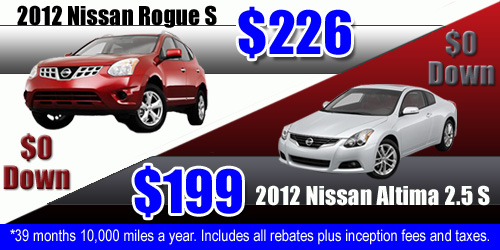 2012 Nissan Rogue Lease Special Westchester
