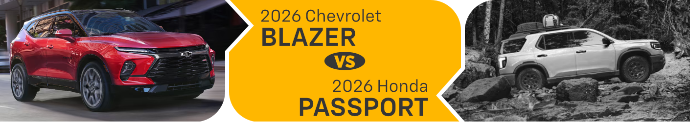 2026 Chevrolet Blazer vs 2026 Honda Passport Comparison