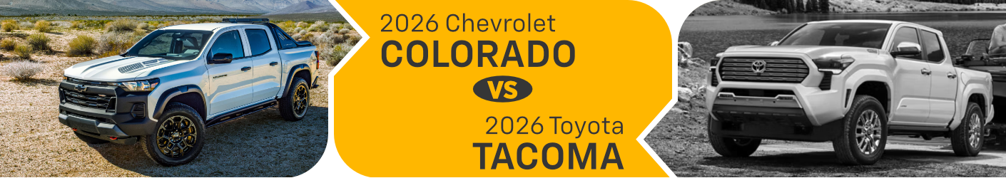 2026 Colorado vs 2026 Tacoma Comparison in Salem, OR