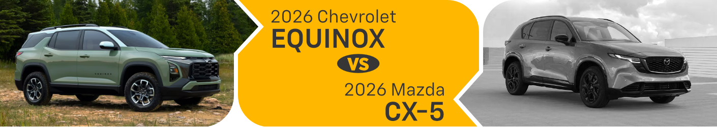 2026 Chevrolet Equinox vs 2026 Mazda CX-5 Comparison in Salem, OR
