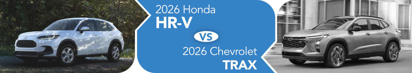 2026 Honda HR-V vs 2026 Chevrolet Trax Comparison