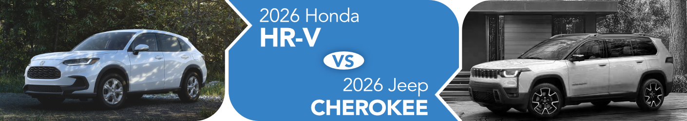 2026 Honda HR-V vs 2026 Jeep Cherokee Comparison