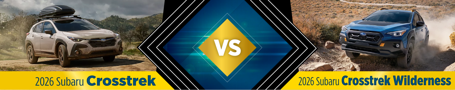 2026 Crosstrek vs 2026 Crosstrek Wilderness Comparisons in Shingle Springs, CA