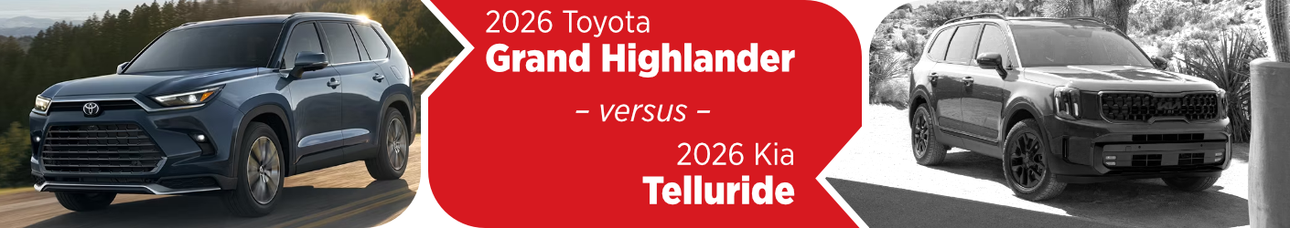 2026 Toyota Grand Highlander vs 2026 Kia Telluride Comparison in Salem, OR
