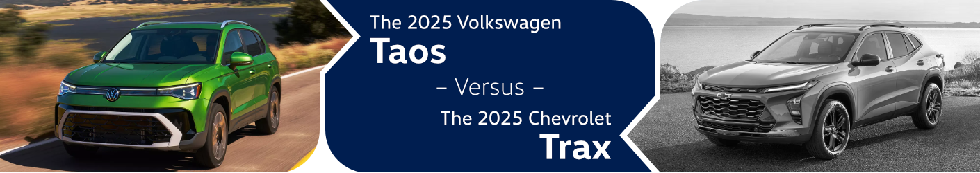 2025 Volkswagen Taos vs Chevrolet Trax: Columbus, OH Comparison